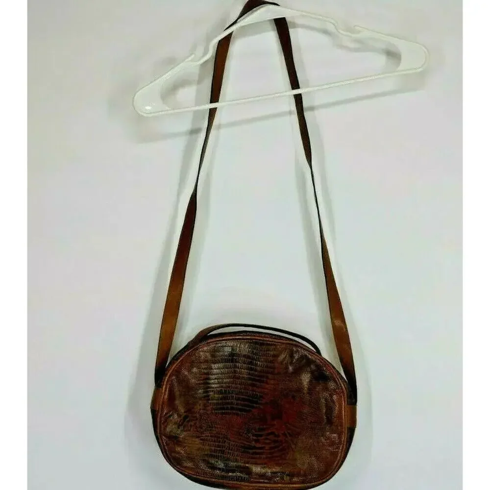 Perfect Brown Leather Crossbody Bag 8X9